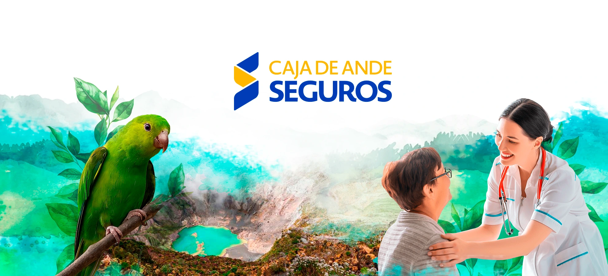 Imagen de dos personas saludándose