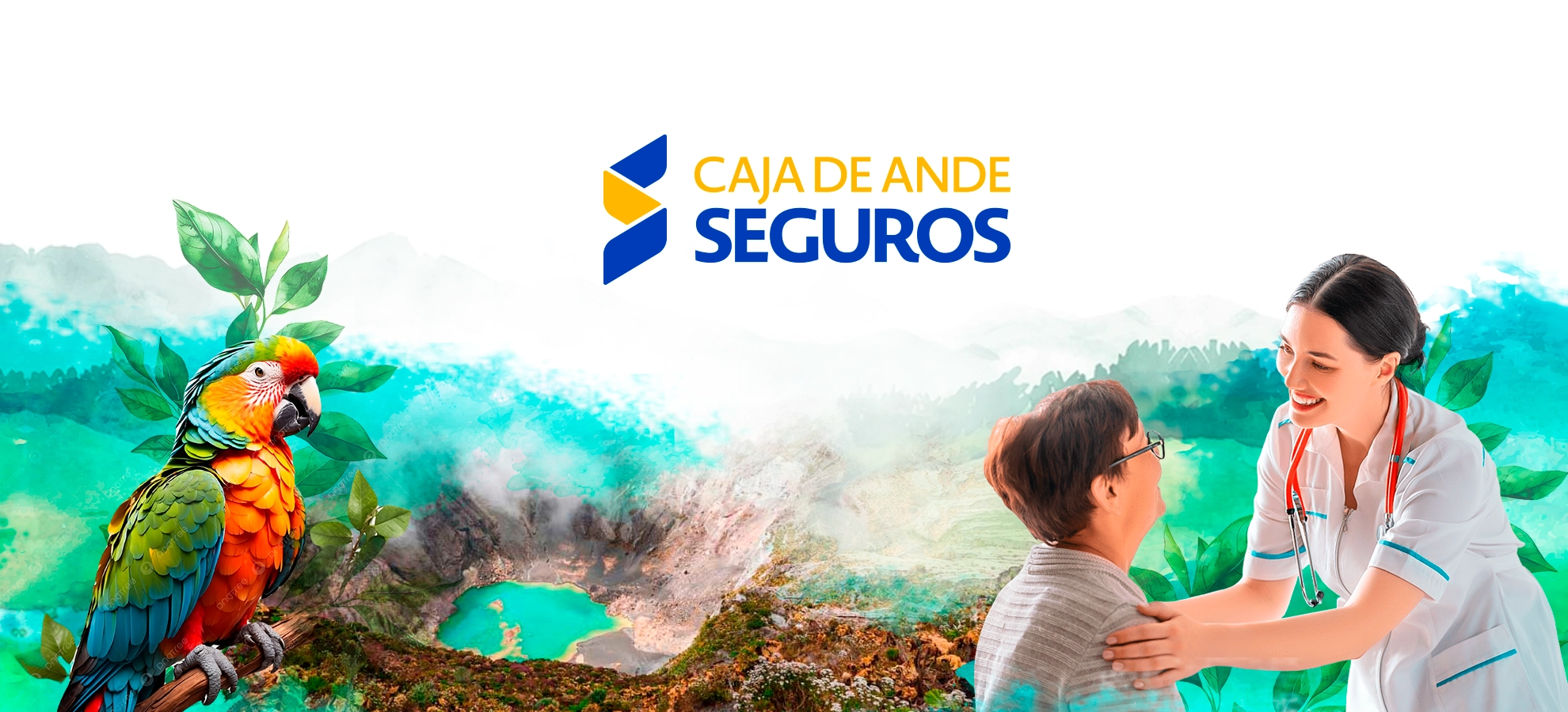 Imagen de dos personas saludándose